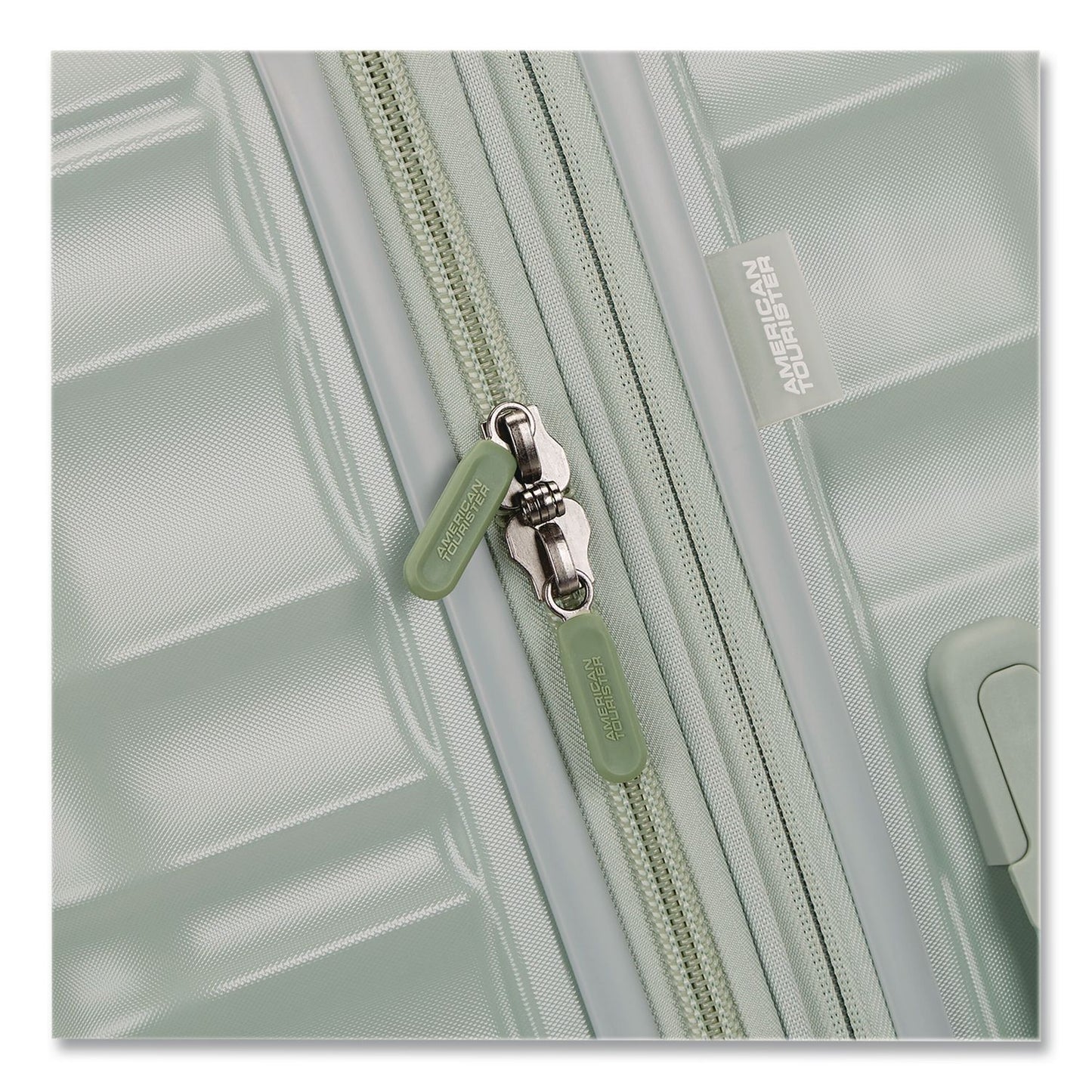 AMERICAN TOURISTER Cascade Hardside Spinner Suitcase, 17.75 x 10 x 26.75, Sage Green (SML1432452017)