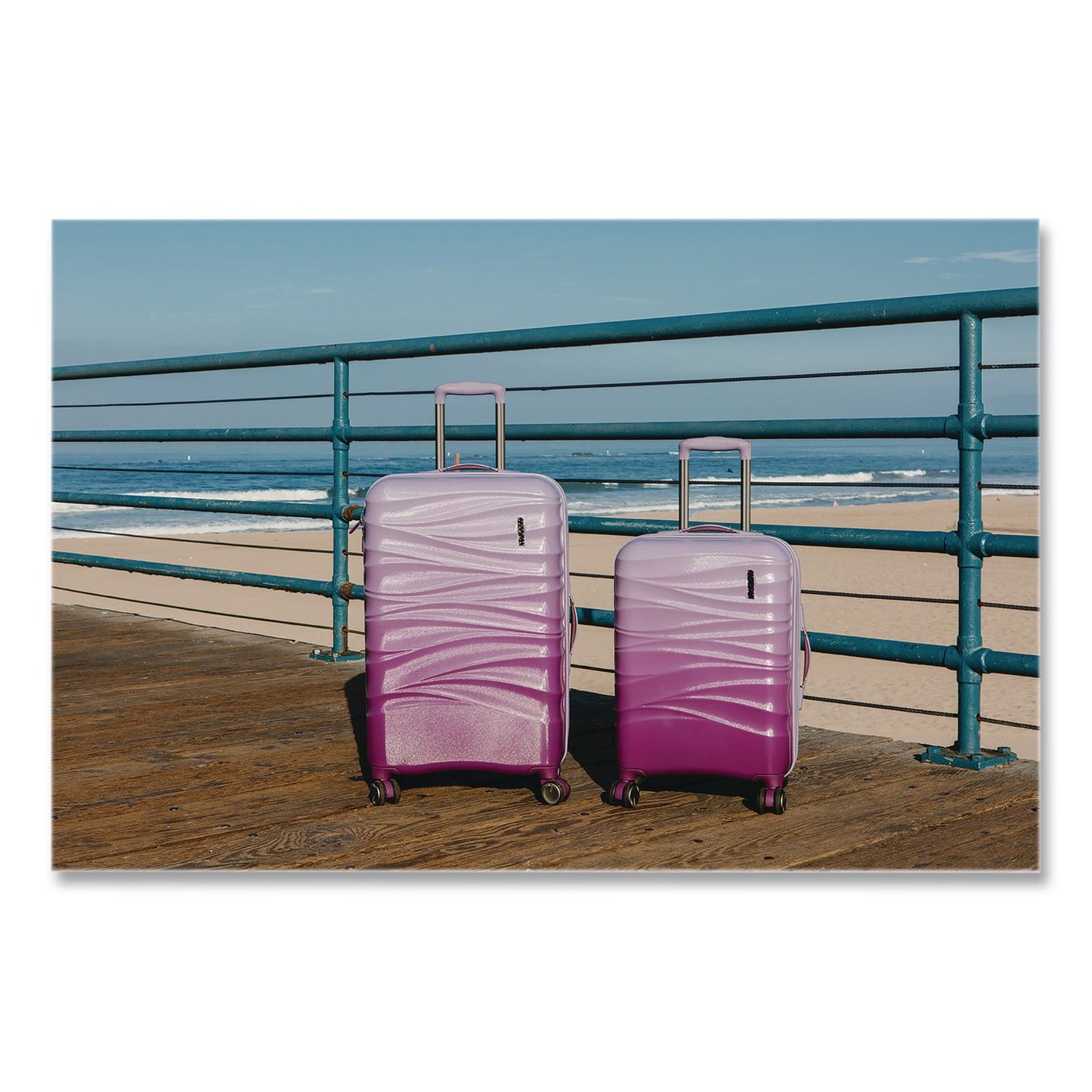 AMERICAN TOURISTER Cascade Hardside Spinner Suitcase, 17.75 x 10 x 26.75, Purple Haze (SML1432454321)