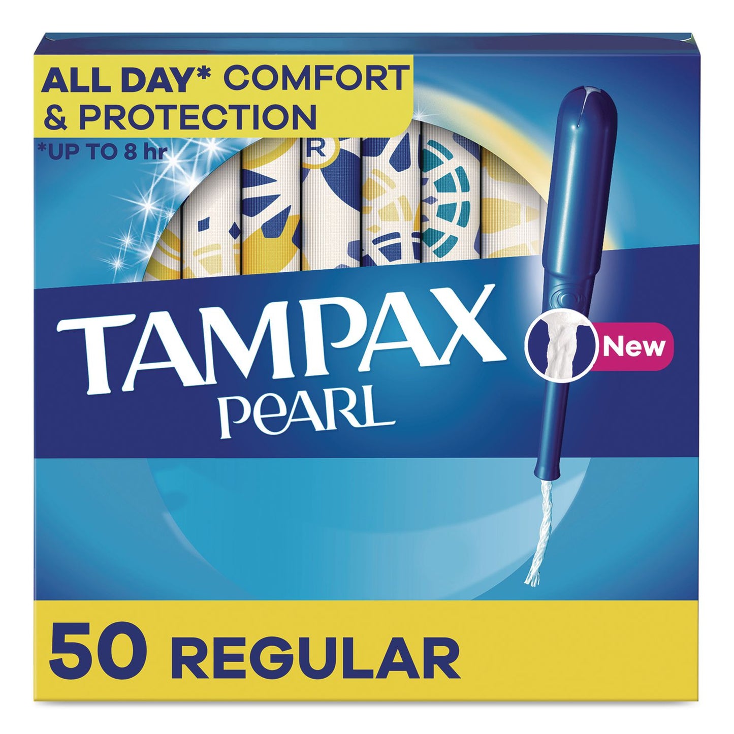 Tampax® Pearl Tampons, Regular Absorbency, 50/Pack (PGC71135)