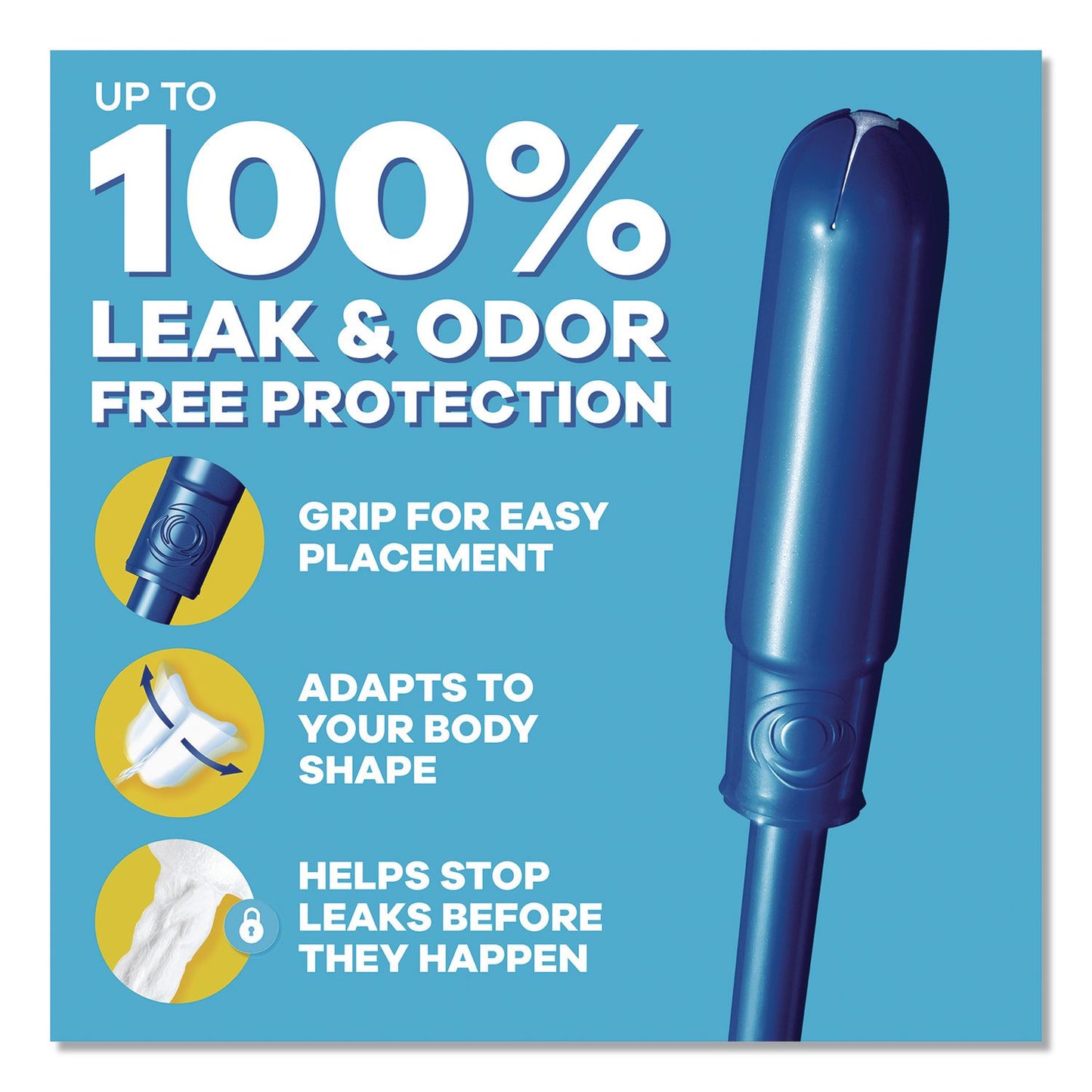 Tampax® Pearl Tampons, Light/Regular/Super Absorbency, 47/Pack (PGC71447)