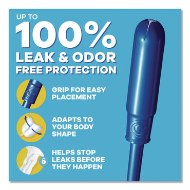 Tampax® Pearl Tampons, Light/Regular/Super Absorbency, 47/Pack (PGC71447)