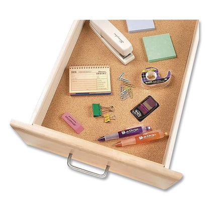 Quartet® Cork Bulletin Board Tiles, 1 ft x 1 ft, Brown Surface, Frameless, 4/Pack (QRT102)