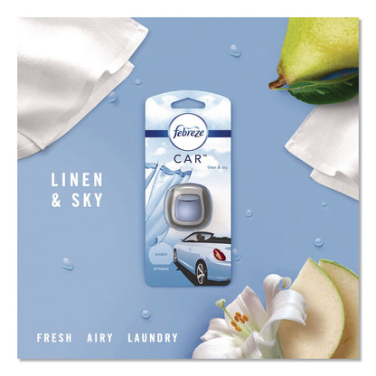 Febreze® CAR Air Freshener, Linen and Sky, 2 mL, 2/Pack (PGC811131)