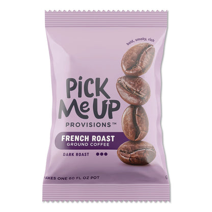 Pick Me Up Provisions™ French Roast Coffee Fraction Pack, 2.2 oz, 42/Carton (PIEBHS90366)