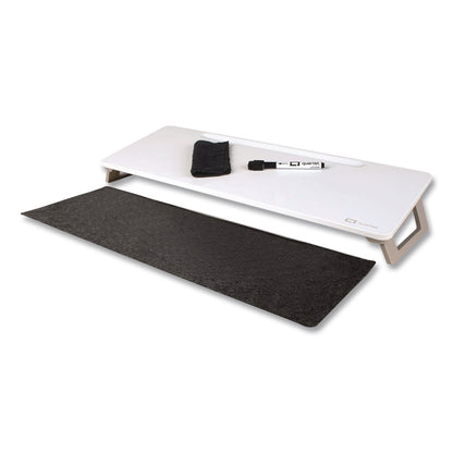 Quartet® Magnetic Steel Dry Erase Desktop Computer Pad, 21 x 7.75, White Surface (QRTQ090F01R)
