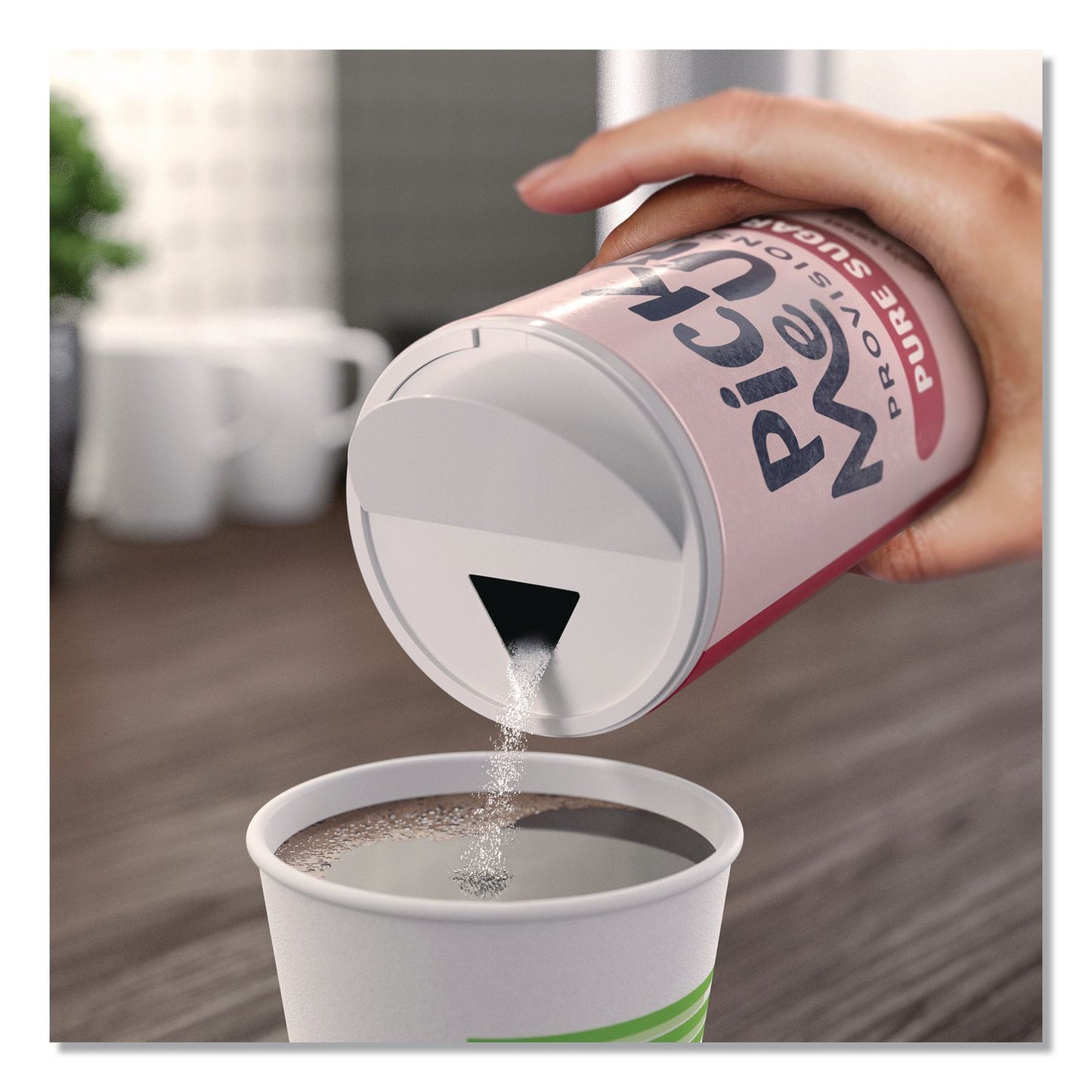 Pick Me Up Provisions™ Pure Sugar, 22 oz Canister, 8/Pack (PIEPM62430)