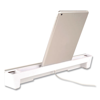 Quartet® Flip-Top Glass Dry Erase Desktop Pad, 18 x 6, White Surface (QRTQ090F04R)