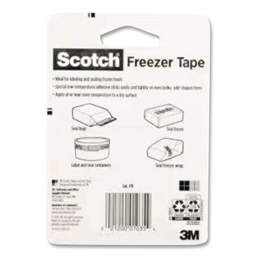 Scotch® Freezer Tape, 1.5" Core, 0.75" x 1,000", Tan (MMM7100085714)