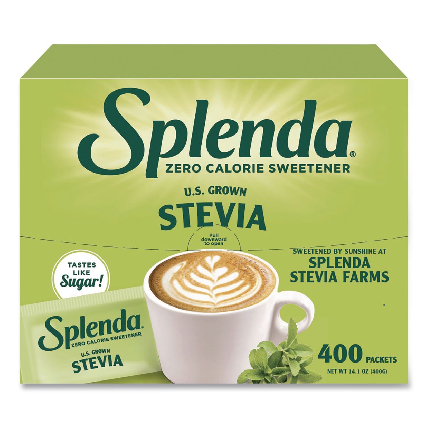 Splenda® Stevia Sweetener Packet, 0.04 oz, 400/Box (SNHHFP00613)