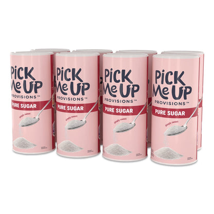 Pick Me Up Provisions™ Pure Sugar, 22 oz Canister, 8/Pack (PIEPM62430)