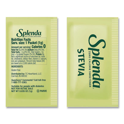 Splenda® Stevia Sweetener Pack, 0.04 oz, 1,000/Carton (SNHHFP00615)