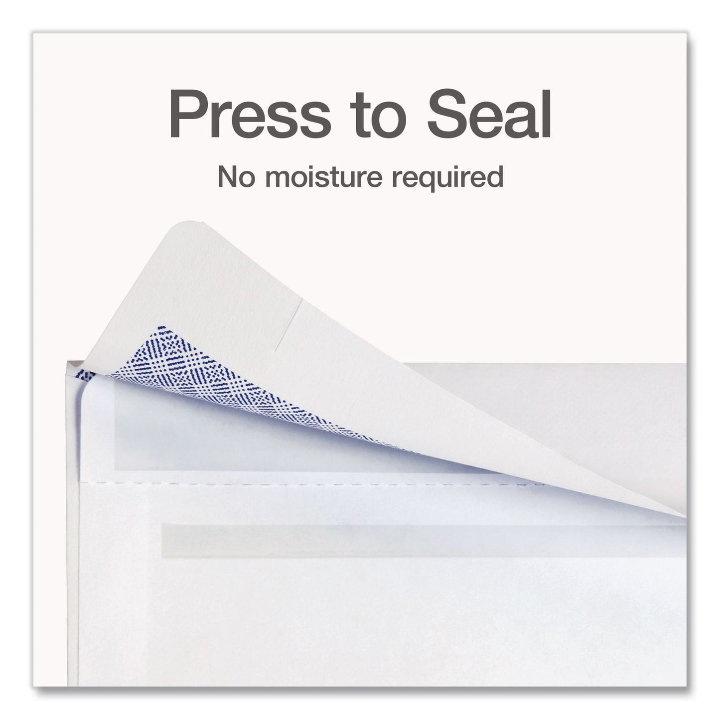 Quality Park™ Reveal-N-Seal Envelope, Security Tint, #10, Commercial Flap, Self-Adhesive Closure, 4.13 x 9.5, White, 500/Box (QUA1014438)