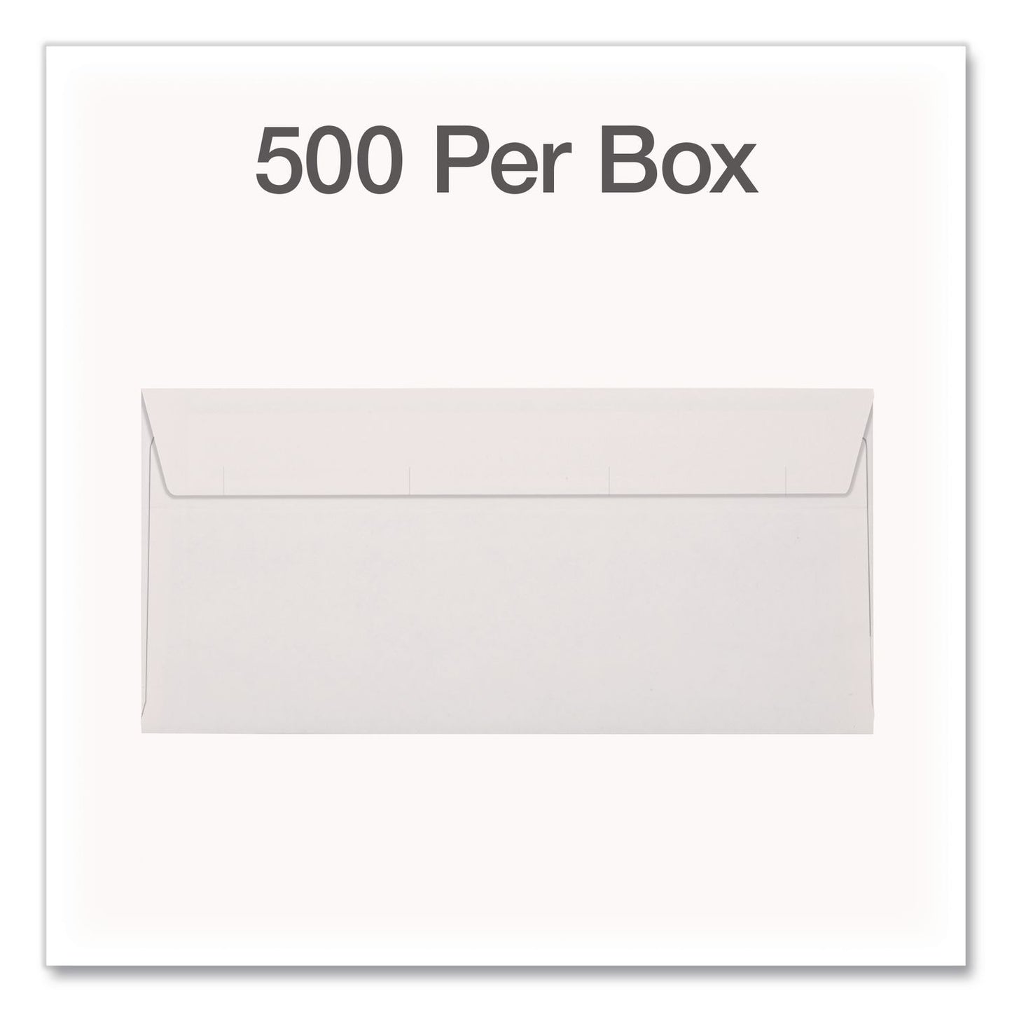 Quality Park™ Reveal-N-Seal Envelope, Security Tint, #10, Commercial Flap, Self-Adhesive Closure, 4.13 x 9.5, White, 500/Box (QUA1014438)
