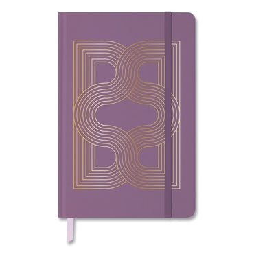 Southworth® Hardcover Journal, (3) Elegant Geo Gold-Foil Patterns, Medium/College Rule, Assorted Colors, (64) 8.25 x 5.5 Sheets, 3/Pack (SOU91553)