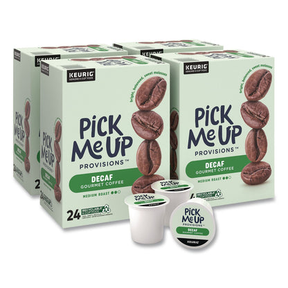 Pick Me Up Provisions™ Decaf Coffee K-Cups, Medium Roast, 96/Carton (PIEPM62435CT)