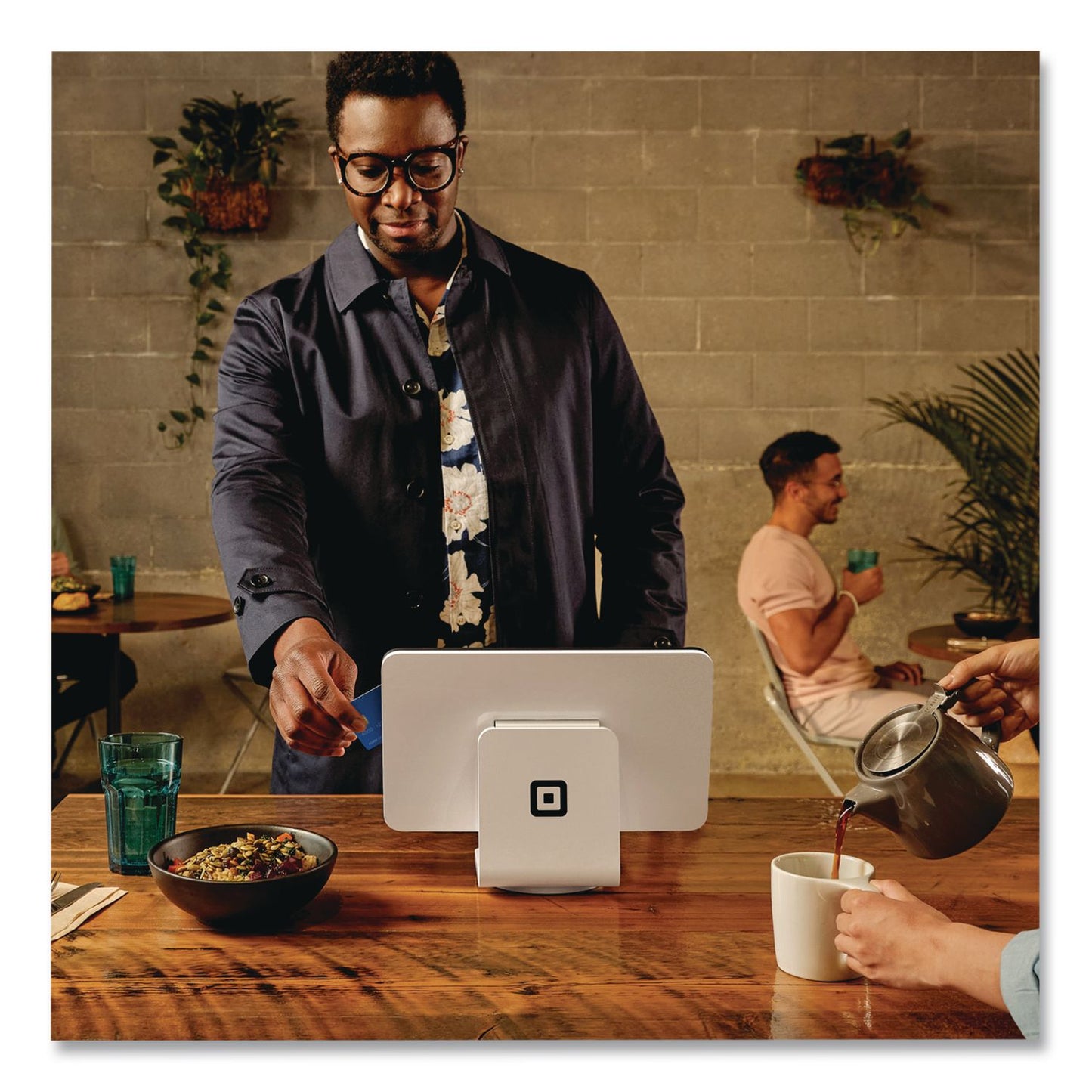 Square 2nd Generation POS Stand, 7.75 x 12.6 x 9.5, White (SQAASKU0837)