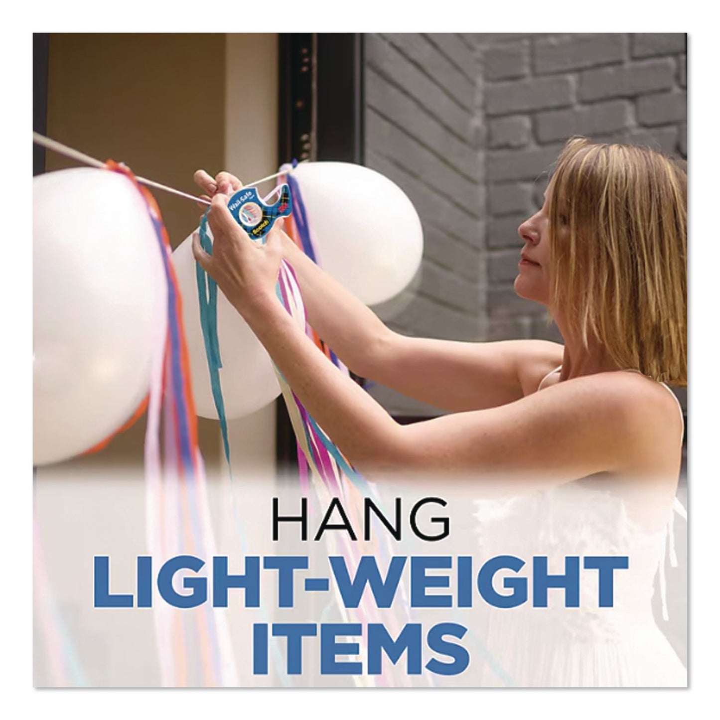 Scotch® Wall-Safe Tape, 1" Core, 0.75" x 1,296", Clear, 2/Pack (MMM7100361155)