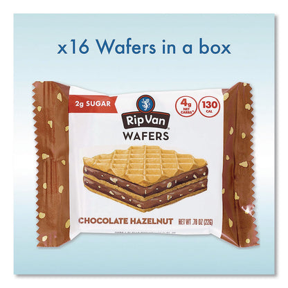 Rip Van® Wafers, Chocolate Hazelnut, 0.78 oz Packet, 16/Box (RIPRVW70519)