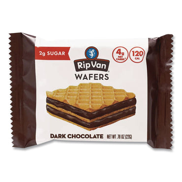 Rip Van® Wafers, Dark Chocolate, 0.78 oz Packet, 16/Box (RIPRVW70520)