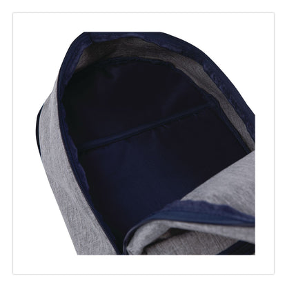 3BRAND Dual Logo Laptop Compatible Backpack, Fits Devices Up to 16", 14 x 6 x 17.5, Gray/Black (THB9AT026G3A)