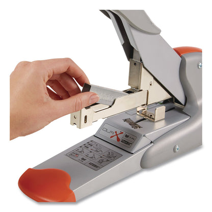 Rapid® DUAX Heavy-Duty Stapler, 20 to 170 Sheet Capacity, Silver/Orange (RPD73338)