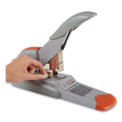 Rapid® DUAX Heavy-Duty Stapler, 20 to 170 Sheet Capacity, Silver/Orange (RPD73338)