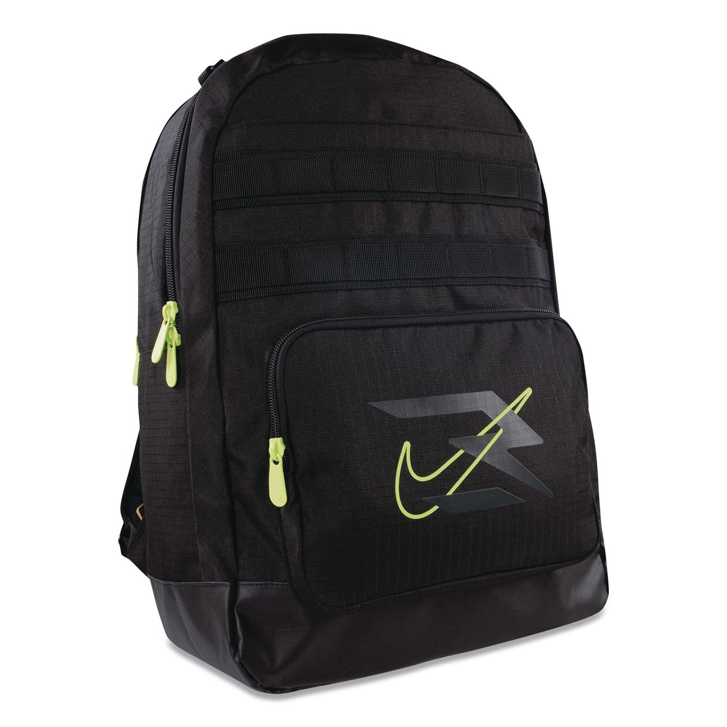 3BRAND Russell Wilson Nike Pro Laptop Backpack, Fits Devices Up to 17", 13 x 7 x 19, Black/Green (THB9AT047023)