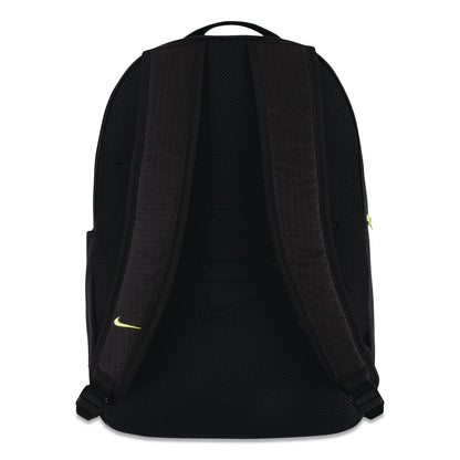 3BRAND Russell Wilson Nike Pro Laptop Backpack, Fits Devices Up to 17", 13 x 7 x 19, Black/Green (THB9AT047023)
