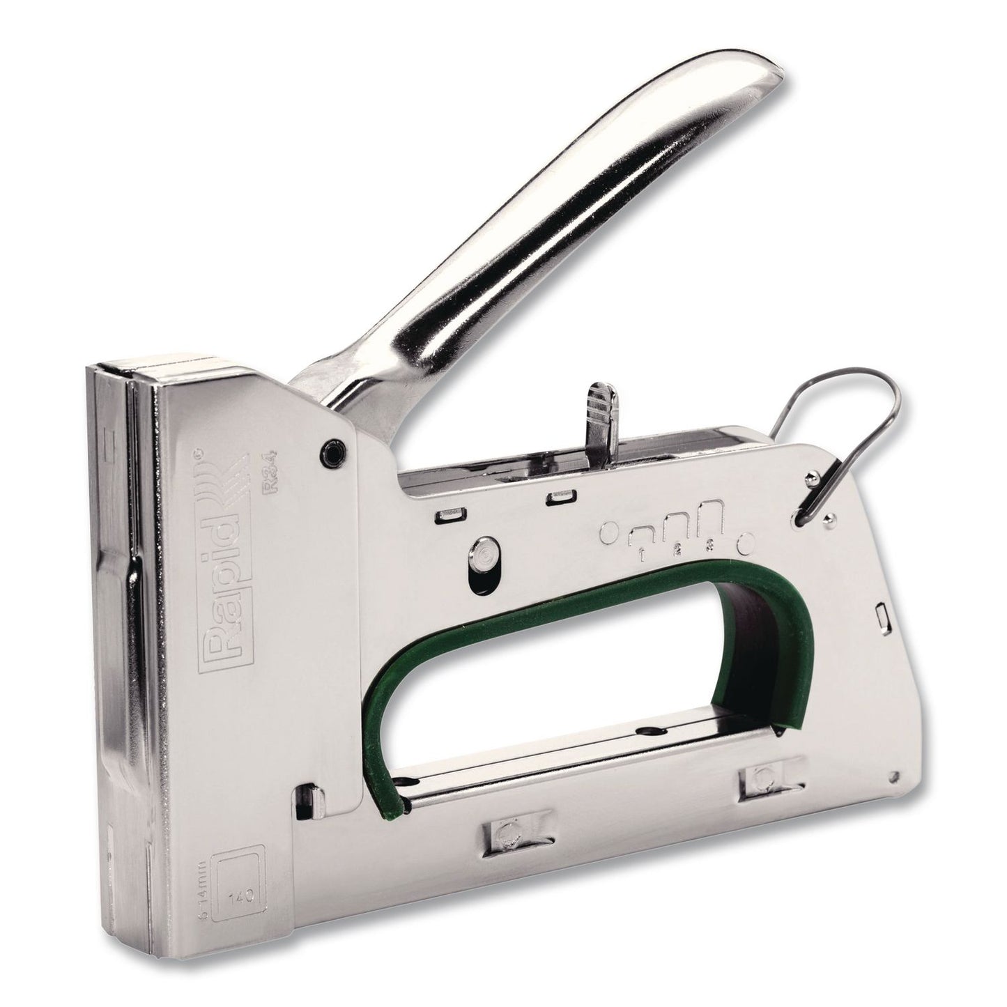 Rapid® PRO R34E Heavy-Duty Staple Gun, 1/4" to 9/16" Flatwire Staples (RPD20511550)