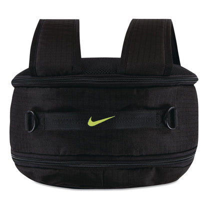 3BRAND Russell Wilson Nike Pro Laptop Backpack, Fits Devices Up to 17", 13 x 7 x 19, Black/Green (THB9AT047023)