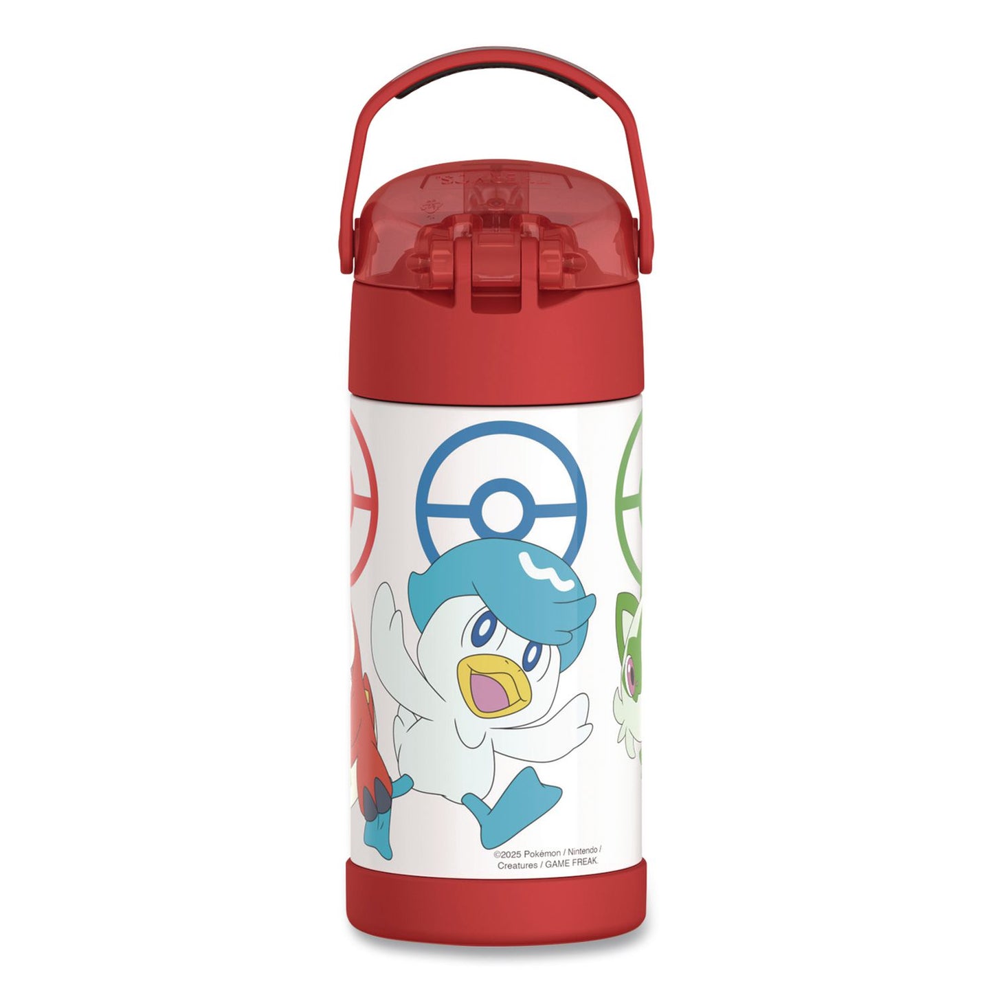 Thermos® FUNtainer Pokemon Stainless Steel Vacuum Insulated Water Bottle, 12 oz, Multicolor (THZF4105PM6M)
