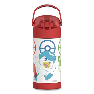 Thermos® FUNtainer Pokemon Stainless Steel Vacuum Insulated Water Bottle, 12 oz, Multicolor (THZF4105PM6M)