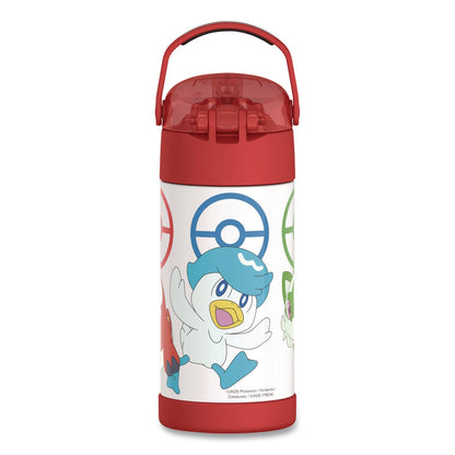 Thermos® FUNtainer Pokemon Stainless Steel Vacuum Insulated Water Bottle, 12 oz, Multicolor (THZF4105PM6M)
