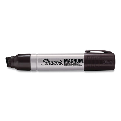 Sharpie® Magnum Permanent Marker, Broad Chisel Tip, Black, 72/Carton (SAN44001CT)