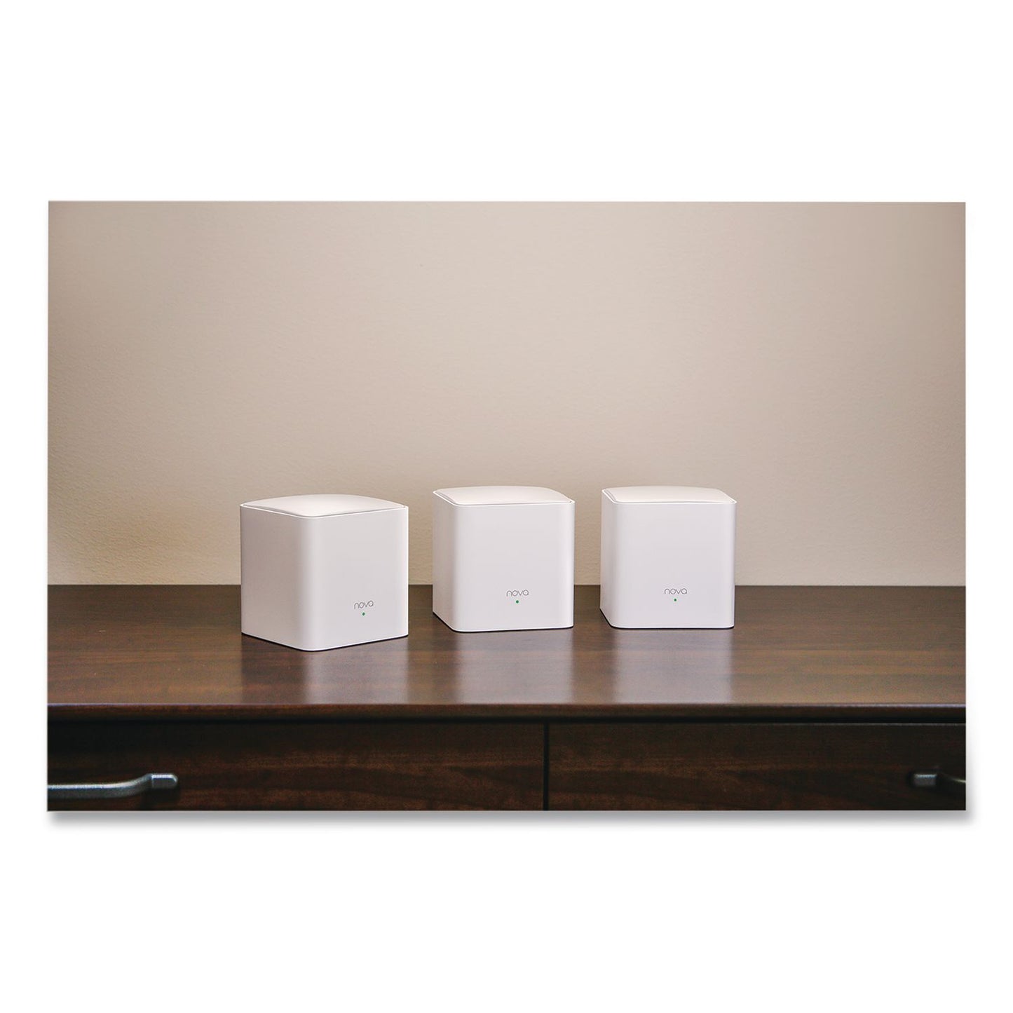 Tenda MW5G3PK AC1200 Whole-Home Mesh Wi-Fi System, 2 Ports, Dual-Band 2.4 GHz/5 GHz (TNDNOVAMW5G3PK)