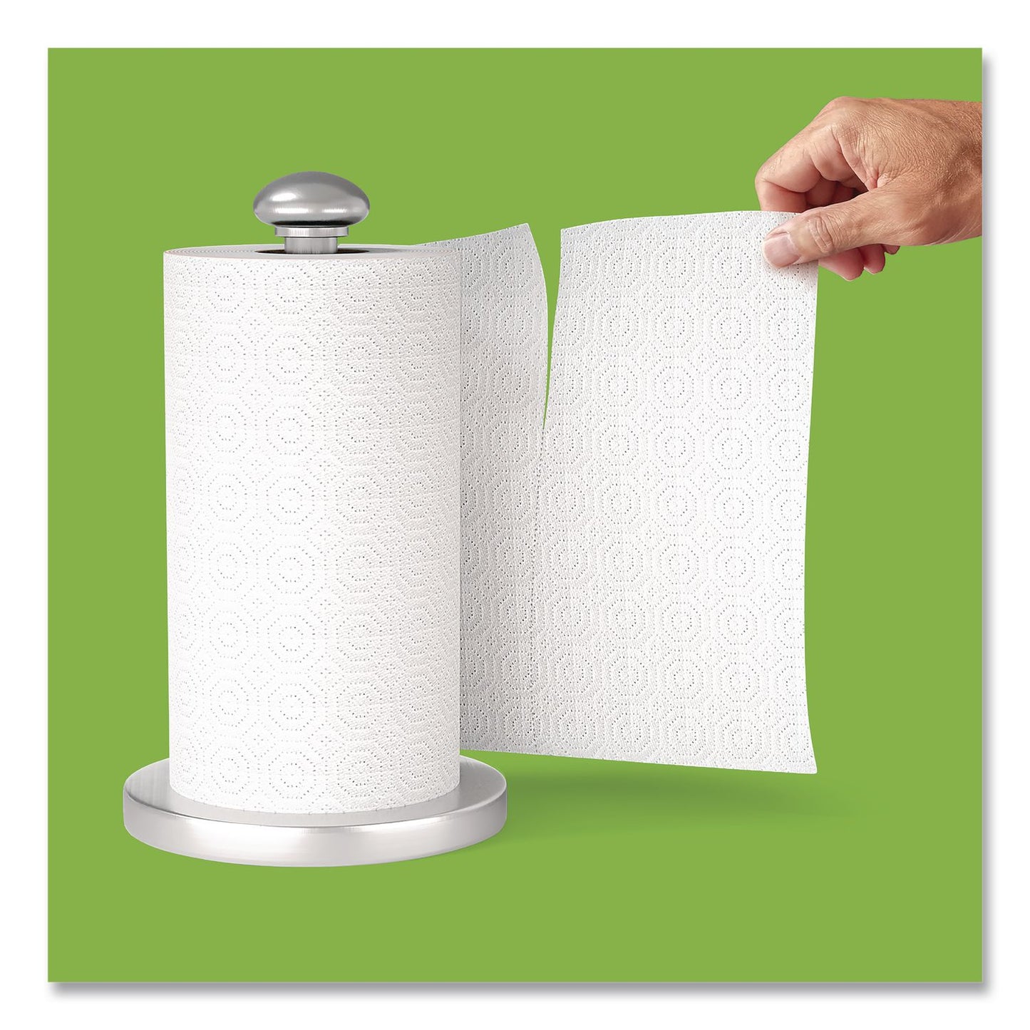 Perk™ Eco Recycled Paper Towels, 2-Ply, 11 x 5.9, White, 156 Sheets/Roll, 8 Rolls/Pack (PRKPK63227)