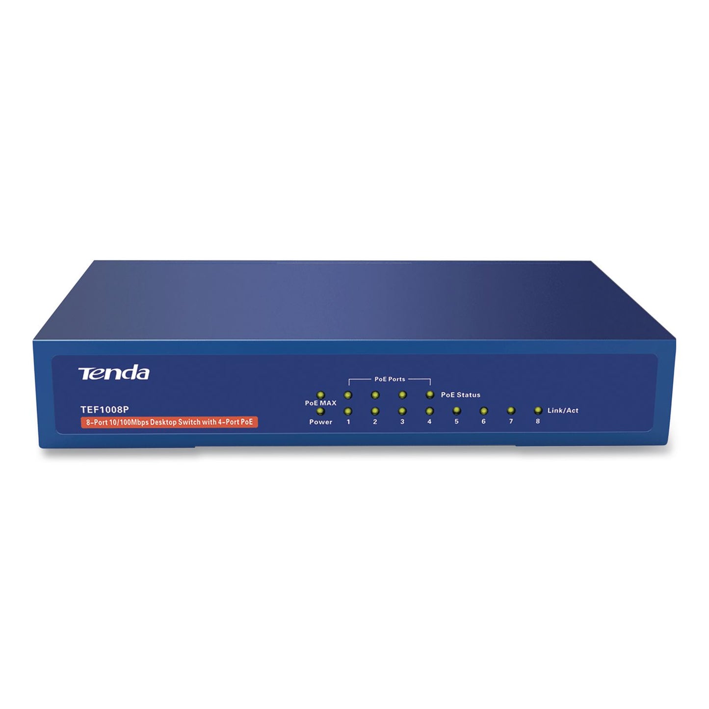 Tenda TEF1008P 10/100Mbps Ethernet Unmanaged Switch, 8 Ports (TNDTEF1008P)