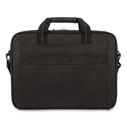 Targus® Classic Slim Laptop Briefcase, Fits Devices Up to 16", 16.75 x 3.25 x 12.8, Black (TRGTCT027US)