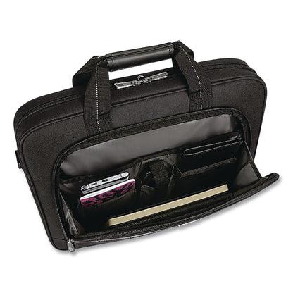 Targus® Classic Slim Laptop Briefcase, Fits Devices Up to 16", 16.75 x 3.25 x 12.8, Black (TRGTCT027US)