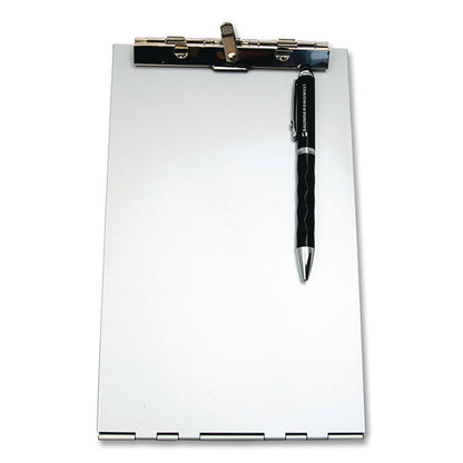 Saunders Redi-Rite Aluminum Storage Clipboard, 1" Clip Capacity, Holds 6 x 10 Sheets, Silver (SAUSAU00213)