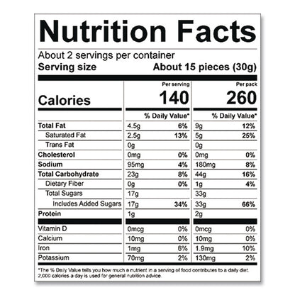 Sheila G’s™ Brownie Brittle™ Chocolate Chip Crisps, 2 oz Bag, 24/Carton (SHASGB01122)