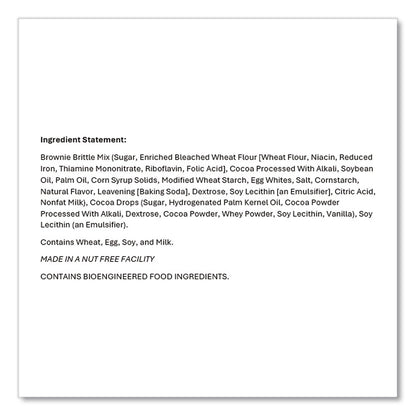 Sheila G’s™ Brownie Brittle™ Chocolate Chip Crisps, 2 oz Bag, 24/Carton (SHASGB01122)