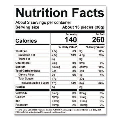 Sheila G’s™ Brownie Brittle™ Salted Caramel Brownie Snack, 2 oz Bag, 24/Carton (SHASGB01132)