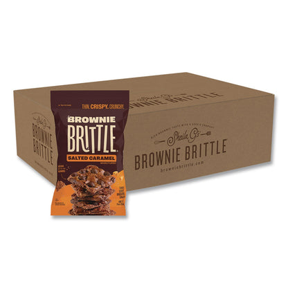 Sheila G’s™ Brownie Brittle™ Salted Caramel Brownie Snack, 2 oz Bag, 24/Carton (SHASGB01132)