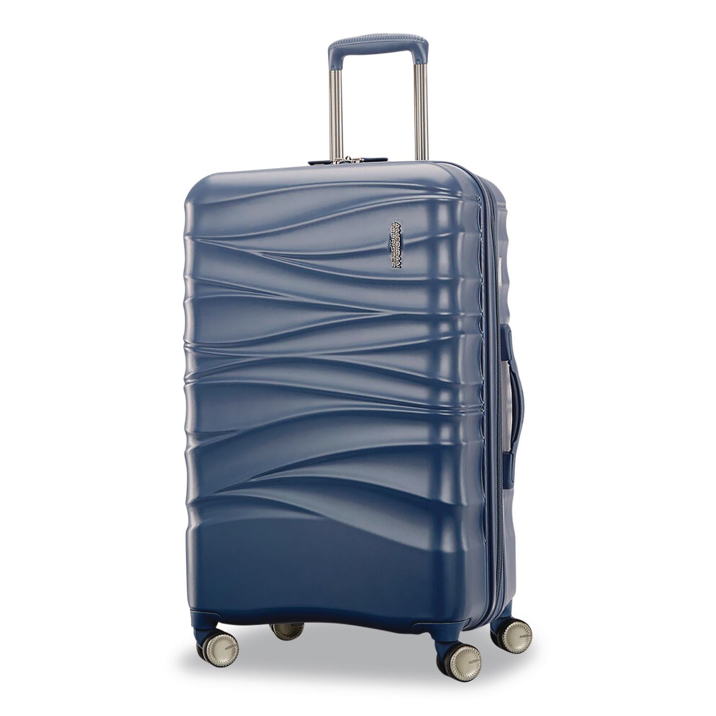 AMERICAN TOURISTER Cascade Hardside Spinner Suitcase, 17.75 x 10 x 26.75, Slate Blue (SML143245E264)