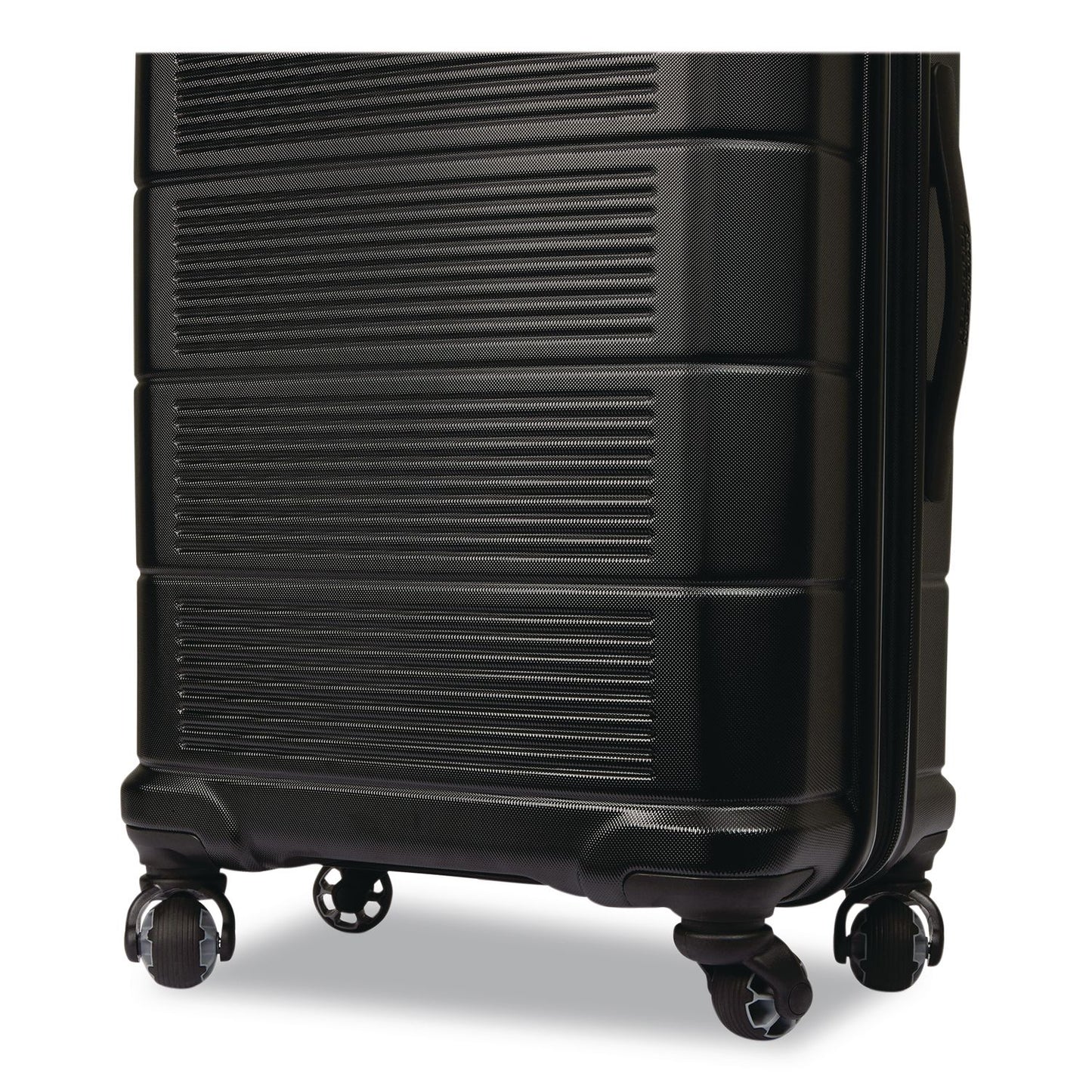 AMERICAN TOURISTER Stratum 2.0 Hardside Spinner Suitcase, 15 x 9.5 x 22, Jet Black (SML1423481465)