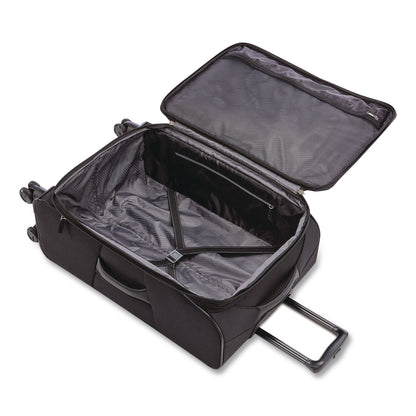 AMERICAN TOURISTER 4 KIX 2.0 Softside Spinner Suitcase, 14.5 x 9.5 x 23.5, Black (SML1423521041)
