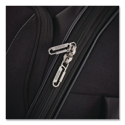 AMERICAN TOURISTER 4 KIX 2.0 Softside Spinner Suitcase, 14.5 x 9.5 x 23.5, Black (SML1423521041)