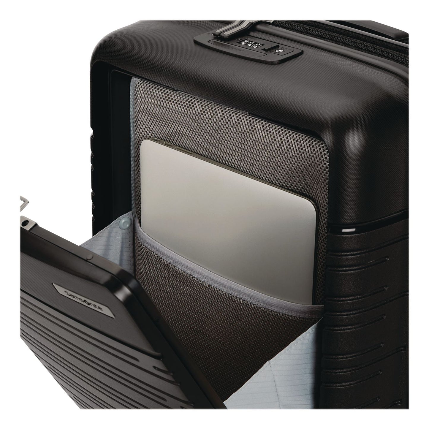 Samsonite® Elevation Plus Hardside Spinner Suitcase, Fits Devices Up to 15", 15 x 10 x 23, Triple Black (SML1429102620)