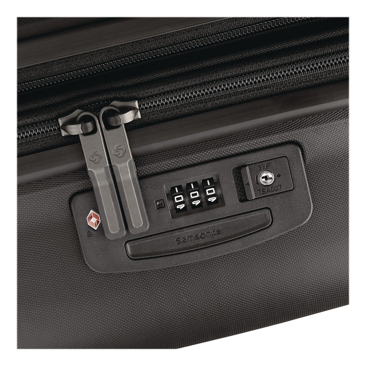 Samsonite® Elevation Plus Hardside Spinner Suitcase, Fits Devices Up to 15", 15 x 10 x 23, Triple Black (SML1429102620)